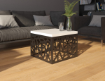 Kohvilaud TACHTA 60x60x45 cm Valge