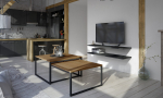 Kohvilaud Nevio 75x75x39 cm Pruun