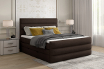 Voodi Cande 180x200 180x133 cm Tumepruun
