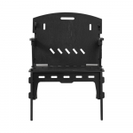 Puidust tugitool 55x72x70 cm must