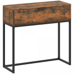 Konsoollaud sahtliga 80x30x76 cm pruun