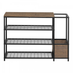Esikupink jalatsiriiul 90 cm pruun