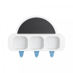 Riiul seinale lastetuppa valge