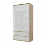 Magamistoa riidekapp 90x180x50 cm Sonoma Tamm