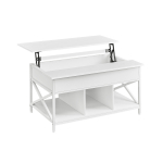 Sahtliga diivanilaud 60 x 100 x 62 cm valge