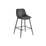 Baaritoolid 2 tk 50x49.5x87.5 cm Must