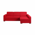 Nurga diivan parempoolne punane p&auml;hkel