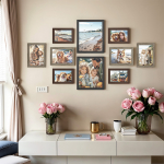 Pildiraamid 10tk Pruun Helehall Must