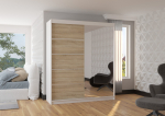 Riidekapp CARO 180 180x215x58 Valge