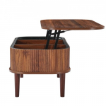 Ovaalne diivanilaud 100x48x54.5 cm p&auml;hkel