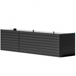 Metallist lillekast 240x60x60 cm Tumehall