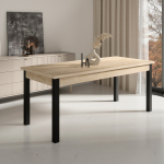 Laiendatav laud RODOS 81 80x75x140 cm Must