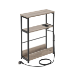 Abilaud 45x18x58 cm Hall ja must