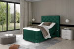 Voodi Clover 90x200 90x130x217 cm Tume Roheline