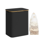 Pesukorv kaanega 52 x 39 x 71 cm must