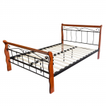Voodiraam 145x210cm must-pruun