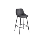 Baaritoolid 2 tk 50x49.5x98.5 cm Must