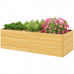 Lillekast 140x60x40 cm Looduslik Puit