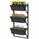 Lillepott r&otilde;dule 3 tk 56x42 cm tumehall