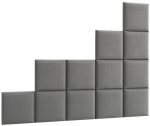 Polsterdatud seinapaneel Quadratta 200x160 200x3.5x160 cm Hall