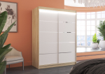 Liugustega Riidekapp LUFT 150 150x200x58 Sonoma
