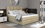 Kontinentaalne Voodi Boxspring L&auml;ikiv 145x200 cm Beež
