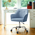 Sinine kontoritool 64 x 64 x 83-93 cm