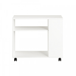 Abilaud ratastel 70x35x60 cm valge