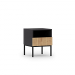 Voodilaud Lanzzi 40 40x40x50 cm Must