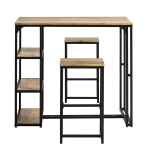 S&ouml;&ouml;gilaud ja toolid komplekt 110x61x97 cm