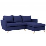 Nurga diivan parempoolne 189x185x86 cm sinine