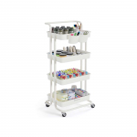 Serveerimisk&auml;ru 37.3x42.5x115 cm Valge