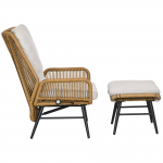 Aiatool jalatoega 67x83x94 cm pruun
