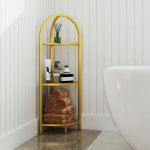 Vannitoa nurgariiul 28 x 28 x 95.2 cm Kuldne