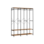 Avatud riidekapp 40 x 141 x 180 cm pruun