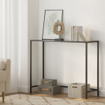 Konsoollaud 35x100x80 cm Must