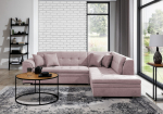 Nurgadiivan Pieretta 260x205x80 cm Roosa