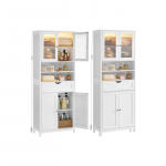 K&otilde;rge vannitoakapp 30x60x170 cm Valge