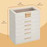 Ehtekarp v&auml;ike 16.3 x 25.1 x 29 cm Valge