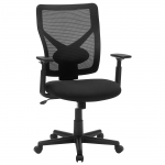 Kontoritool 68x67x108-115 cm must