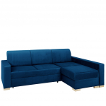 Nurga diivan parempoolne 232x164x82 cm sinine