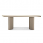 Ovaalne s&ouml;&ouml;gilaud LOREN 75x220x100 beež