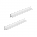 Riiulid seinale 60 x 10 cm valge