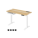 Reguleeritav kirjutuslaud 60x120cm elektriline valge