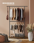 Riidestange 98.5x35x180.3cm pruun