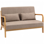 Kahekohaline diivan 122x80x72 pruun