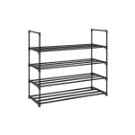 Metallist jalatsiriiul 30 x 92 x 74 cm must