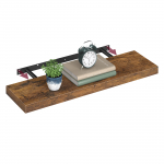 Puidust seinariiul 80x20x3.8 cm pruun