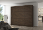 Liugustega Riidekapp ANTOS 250 250x215x58 Choco