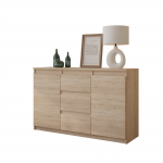 Elutoa kummut Mikel 120x75x35 Sonoma v&auml;rvus